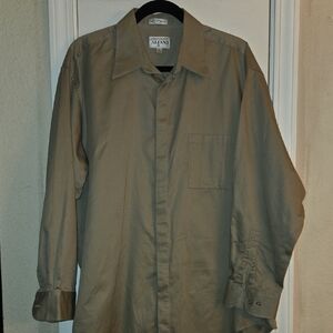 Alfani Men's Tan Long-Sleeve Button-Up Shirt (2 Pack)